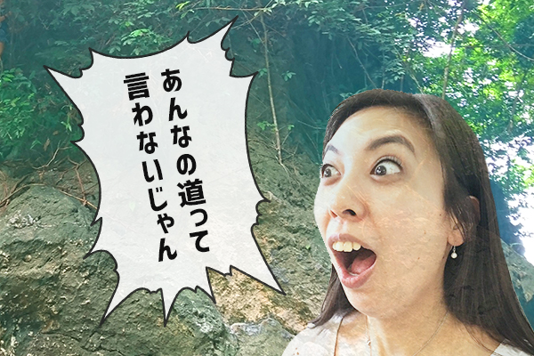 あんなの道って言わないじゃん！！