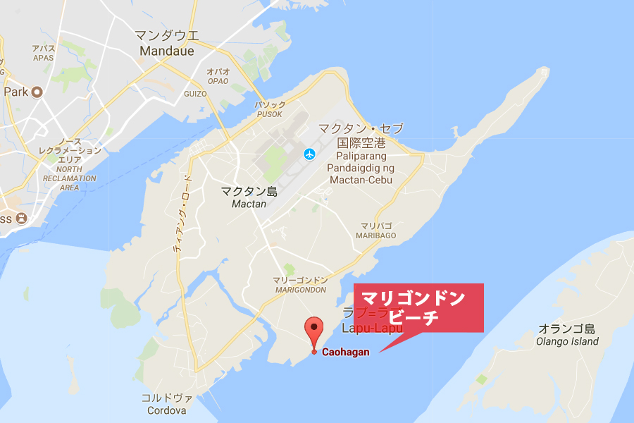 セブエリアの地図