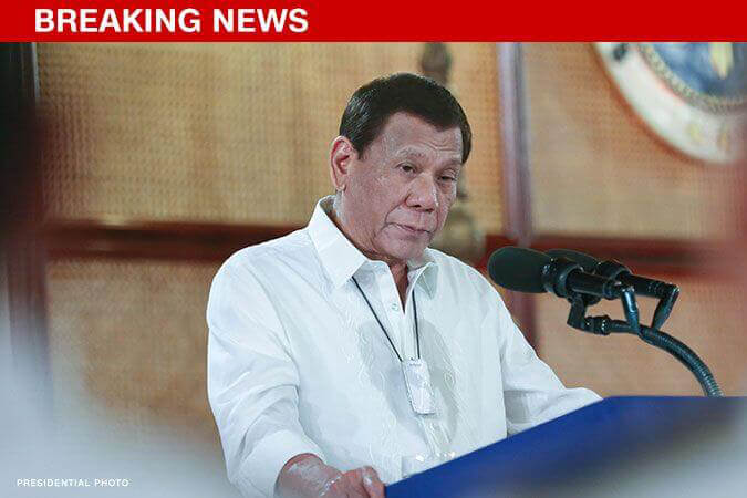 ドゥテルテ大統領・緊急記者会見