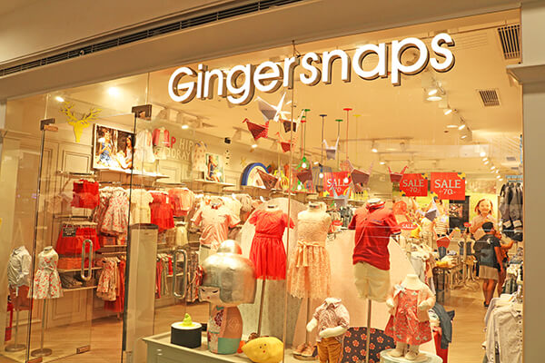 Gingersnapsの店内